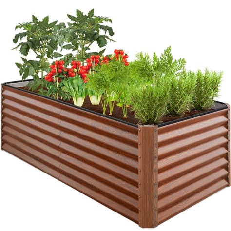 metal planter box long|outdoor metal planter boxes.